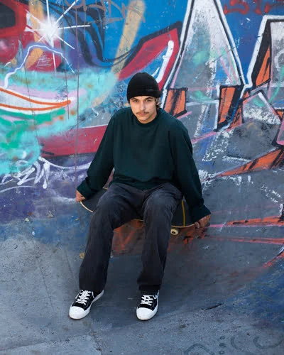 Men in Custom Manufactured Streetwear