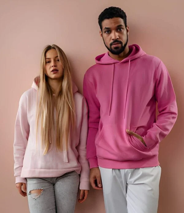 couple wearing hoodies