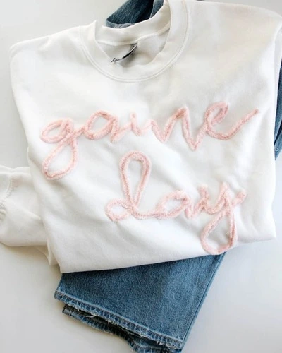 chenille embroidery on Shirt by Humex Apparel
