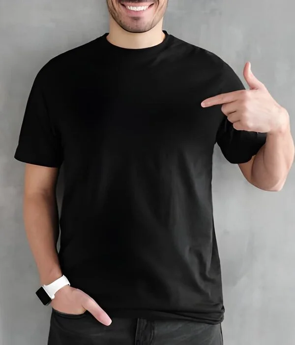 custom black t shirt manufacturer by humex apparel