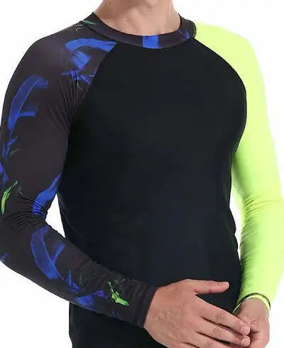 men wearing rash guard