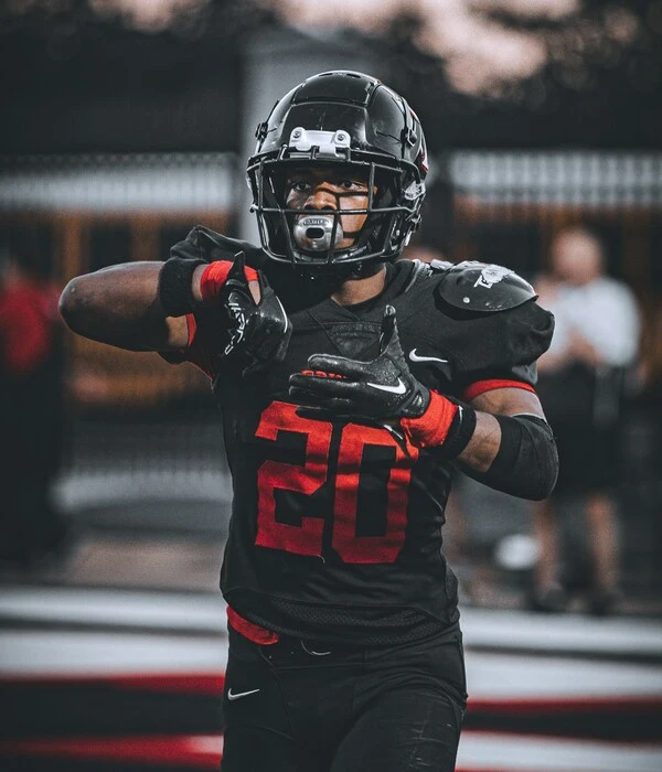 black custom american football uniform