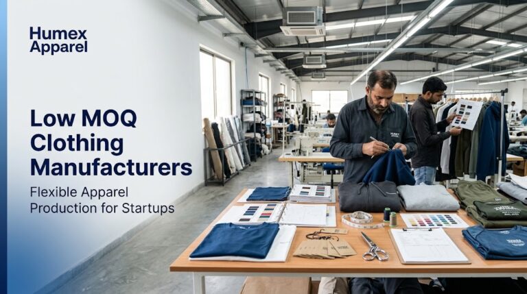 Low MOQ Clothing Manufacturers for Startups